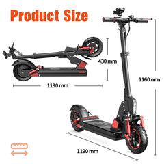 BOGIST C1 Pro Electric Scooter, 500W 48V 13Ah 40km, Shockproof and Stab-Proof with Seat | Give away bag, lock, and smartphone holder