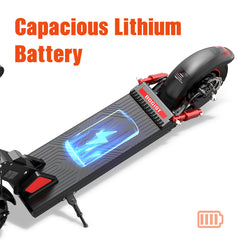 BOGIST C1 Pro Electric Scooter, 500W 48V 13Ah 40km, Shockproof and Stab-Proof with Seat | Give away bag, lock, and smartphone holder