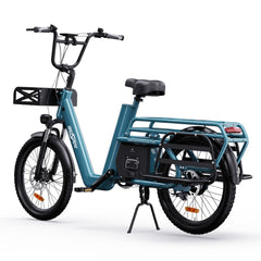 ONESPORT OT01 Cargo Ebike | 650W Brushless Motor, 48V 27Ah Battery, 180km Max Range (Assisted), 20″ x 2.6″ Tires, Bluetooth & App Support, High Cargo Capacity