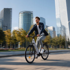 Onesport OT07 250W E-Bike 36V 27.5″ – White&Black