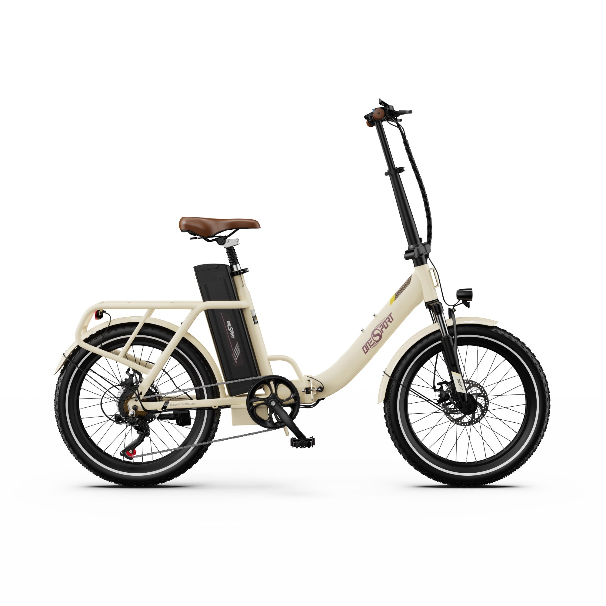 ONESPORT OT16-2 250W Folding Electric Bike with 48V 17Ah Battery